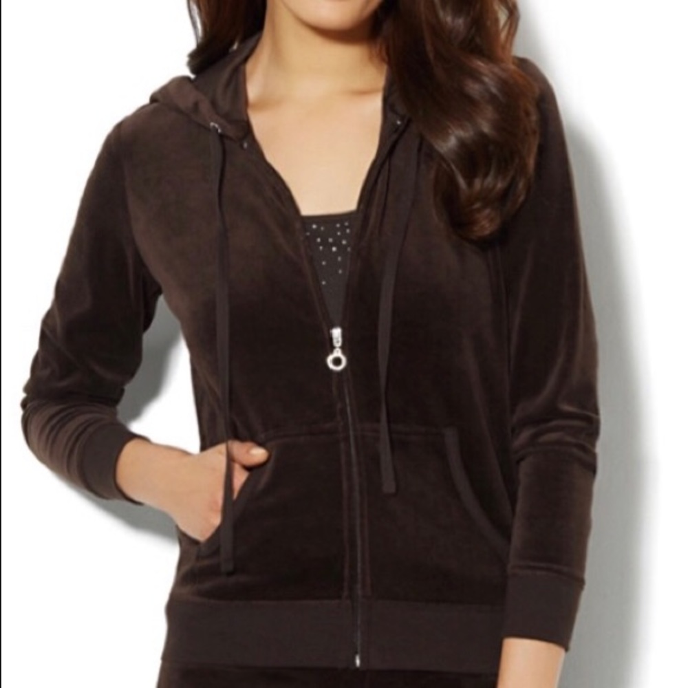 NY&Co Velour Hoodie